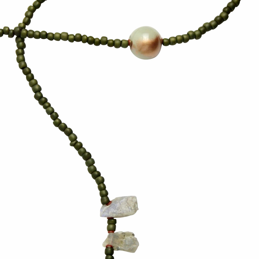Wild Multi-wear draped necklace - Eucalypt